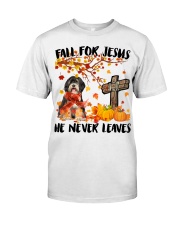 Tibetan Terrier-CS3252-Fall For Jesus Classic T-Shirt front