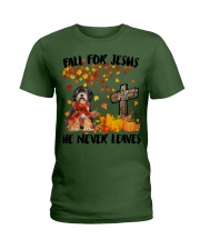 Tibetan Terrier-CS3252-Fall For Jesus Ladies T-Shirt tile