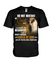 Puggle-CS3122-Do Not Mistake V-Neck T-Shirt tile
