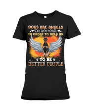 German Pinscher-CS3590-Dogs Are Angels Premium Fit Ladies Tee tile