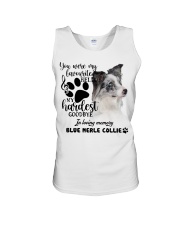 Blue Merle Collie-CS1389-My Hardest Unisex Tank tile