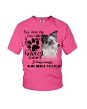 Blue Merle Collie-CS1389-My Hardest Youth T-Shirt tile