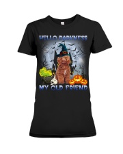 Poodle 3-CS3209-Hello Darkness Premium Fit Ladies Tee tile