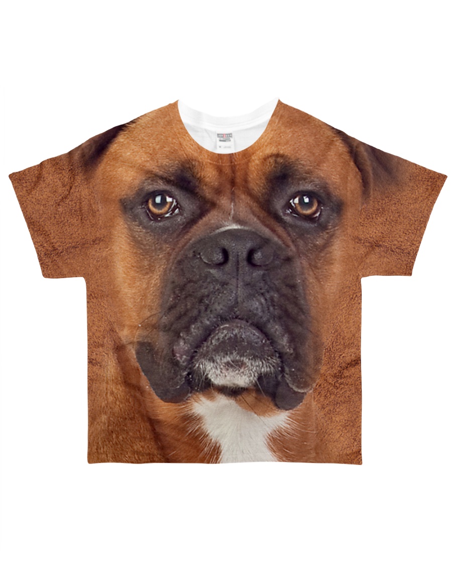 Boxer-Face and Hair All-over T-Shirt