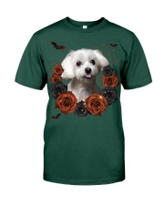 Maltese-CS3406-Rose And Dog-V3 Premium Fit Mens Tee tile