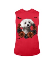 Maltese-CS3406-Rose And Dog-V3 Sleeveless Tee tile