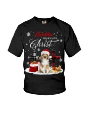 Shetland Sheepdog-CS3656-Christmas Youth T-Shirt tile