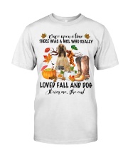 Afghan Hound-CS3254-Loved Fall Classic T-Shirt front