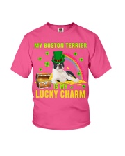 Boston Terrier-CS4143-Lucky Charm-V2 Youth T-Shirt tile