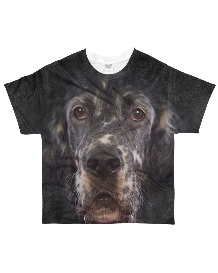 English Setter-Face and Hair All-over T-Shirt