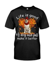 American Bulldog-CS3545-A Dog And Fall Premium Fit Mens Tee tile