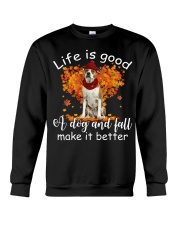 American Bulldog-CS3545-A Dog And Fall Crewneck Sweatshirt tile