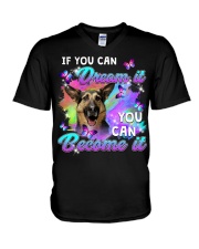 German Shepherd-CS3273-If You Can V-Neck T-Shirt tile