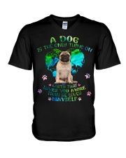 Pug 2-DN1906-Loves You More V-Neck T-Shirt tile