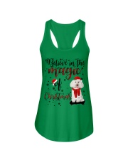 Poodle 2 1-CS3564-Believe In Ladies Flowy Tank tile