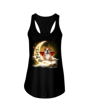 English Bulldog-CS3193-I Love You-V2 Ladies Flowy Tank tile