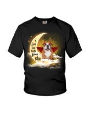 English Bulldog-CS3193-I Love You-V2 Youth T-Shirt tile