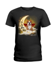 English Bulldog-CS3193-I Love You-V2 Ladies T-Shirt tile