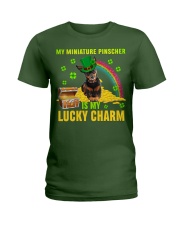 Miniature Pinscher-CS4143-Lucky Charm-V2 Ladies T-Shirt tile