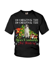 Great Pyrenees-CS3849-Christmas Tree-V2 Youth T-Shirt tile