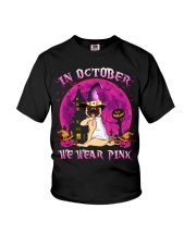 Pug-CS3196-In October-V2 Youth T-Shirt tile