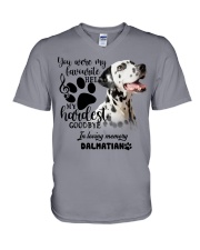Dalmatian-CS1389-My Hardest V-Neck T-Shirt tile