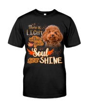 Poodle-NT648-There Is Light Classic T-Shirt front