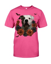 American Bulldog-CS3406-Rose And Dog-V3 Classic T-Shirt tile