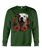 American Bulldog-CS3406-Rose And Dog-V3 Crewneck Sweatshirt tile