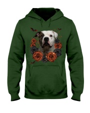 American Bulldog-CS3406-Rose And Dog-V3 Hooded Sweatshirt tile