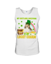Shetland Sheepdog-CS4143-Lucky Charm-V2 Unisex Tank tile