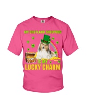 Shetland Sheepdog-CS4143-Lucky Charm-V2 Youth T-Shirt tile