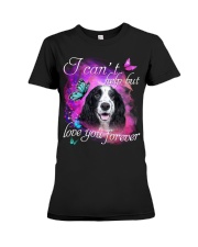 English Cocker Spaniel-NT769-Love You Forever Premium Fit Ladies Tee tile