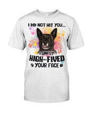 Dutch Shepherd-CS3242-Not Hit You Classic T-Shirt front