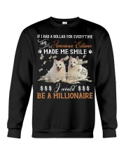 American Eskimo-CS3957-Made Me Smile-V2 Crewneck Sweatshirt tile