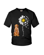 Golden Retriever-CS3830-Happy Place-V2 Youth T-Shirt tile