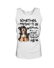 Tibetan Terrier-CS3898-Sometimes-V2 Unisex Tank tile