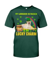 Labrador Retriever 3-CS4143-Lucky Charm-V2 Premium Fit Mens Tee tile