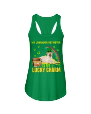 Labrador Retriever 3-CS4143-Lucky Charm-V2 Ladies Flowy Tank tile