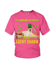 Labrador Retriever 3-CS4143-Lucky Charm-V2 Youth T-Shirt tile