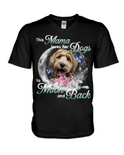 Labradoodle-NT500-Loves Her Dog V-Neck T-Shirt tile