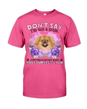 Pekingese-CS4086-Don't Say-V2 Classic T-Shirt tile