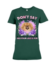 Pekingese-CS4086-Don't Say-V2 Premium Fit Ladies Tee tile