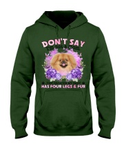 Pekingese-CS4086-Don't Say-V2 Hooded Sweatshirt tile
