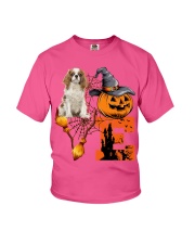 Cavalier King Charles Spaniel-CS3143-Halloween-V1 Youth T-Shirt tile