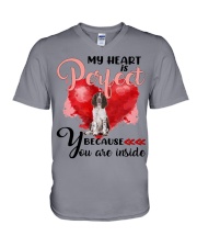 English Springer Spaniel-CS4148-Perfect-V2 V-Neck T-Shirt tile
