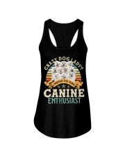 Maltese-CS2593-Crazy Dog Lady Ladies Flowy Tank tile