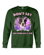 Boston Terrier-02-CS4086-Don't Say-V2 Crewneck Sweatshirt tile