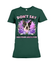 Boston Terrier-02-CS4086-Don't Say-V2 Premium Fit Ladies Tee tile