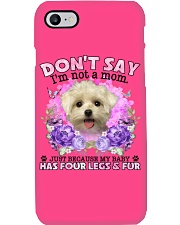 Maltese-CS4086-Don't Say-V2 Phone Case tile
